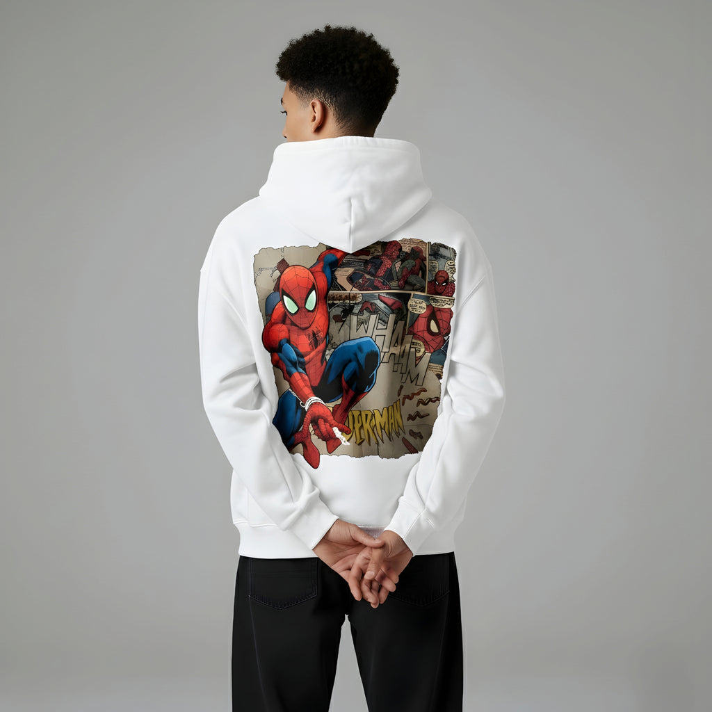 Spidey Originals White Hoodie 350 GSM